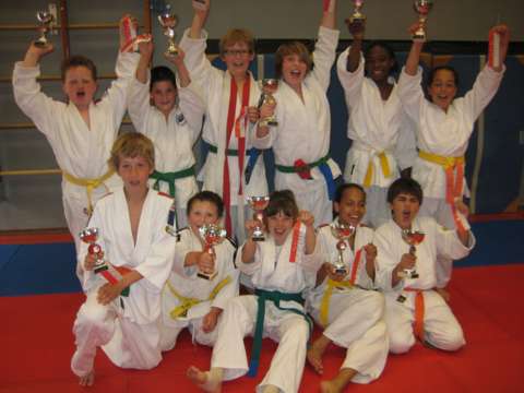 De prijswinnars van de derde groep.